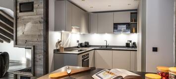 The duplex flat for rent in Meribel