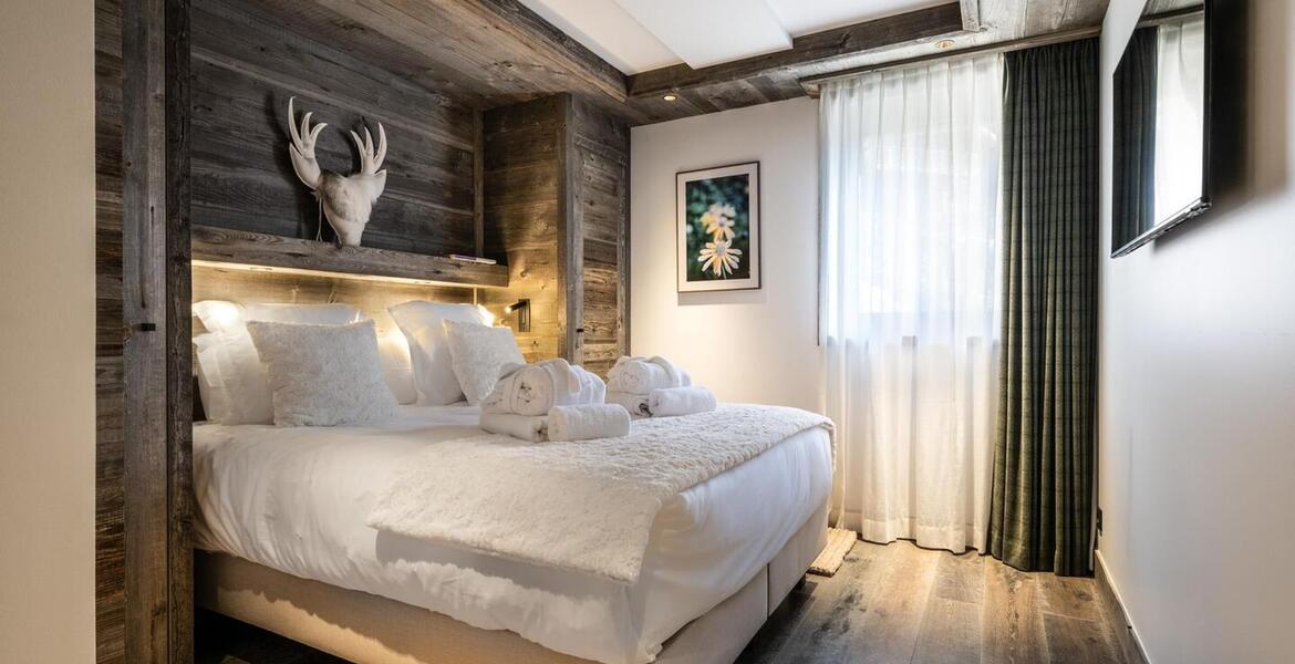 The duplex flat for rent in Meribel