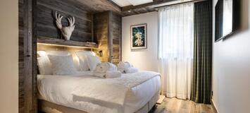 The duplex flat for rent in Meribel
