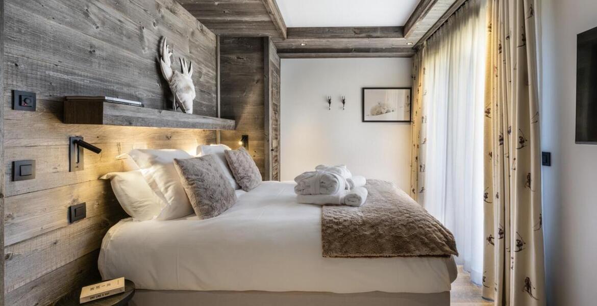 The duplex flat for rent in Meribel