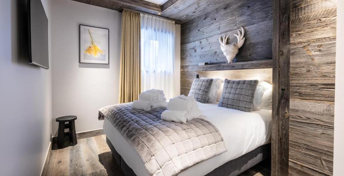 The duplex flat for rent in Meribel