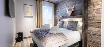 The duplex flat for rent in Meribel