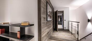 The duplex flat for rent in Meribel