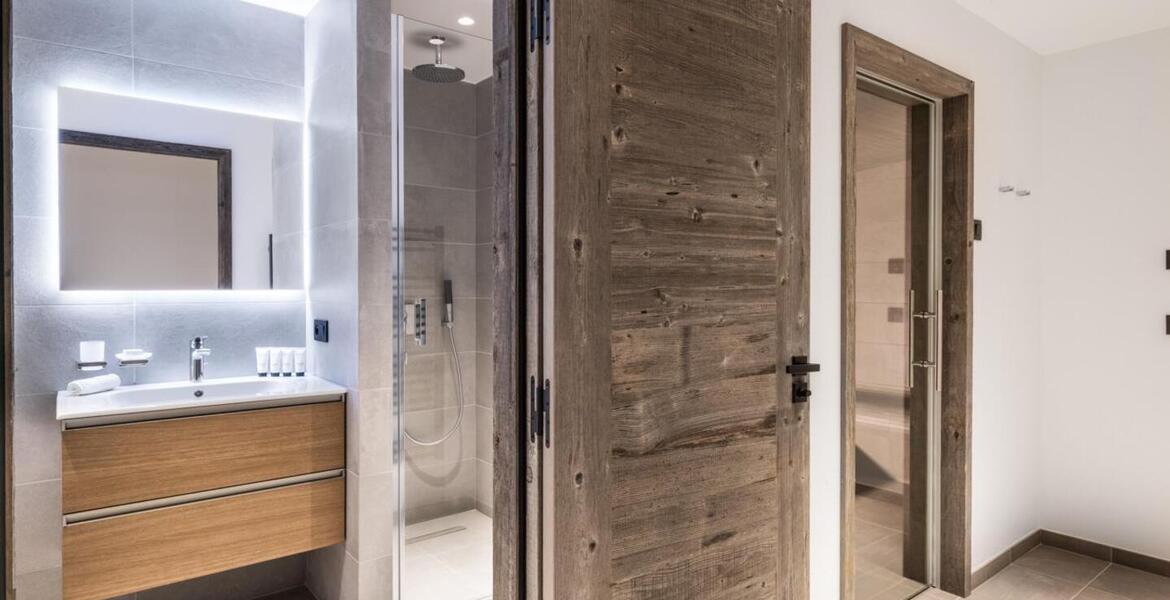 The duplex flat for rent in Meribel