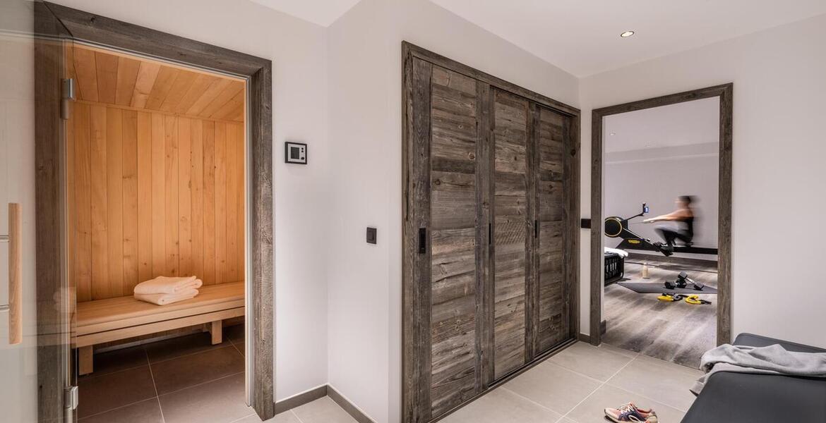 The duplex flat for rent in Meribel