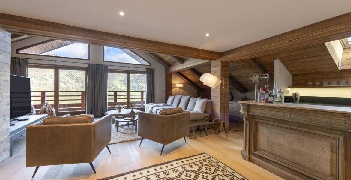 Ski-in ski-out apartment for rent in Meribel