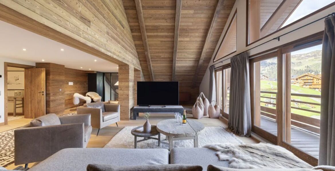 Ski-in ski-out apartment for rent in Meribel