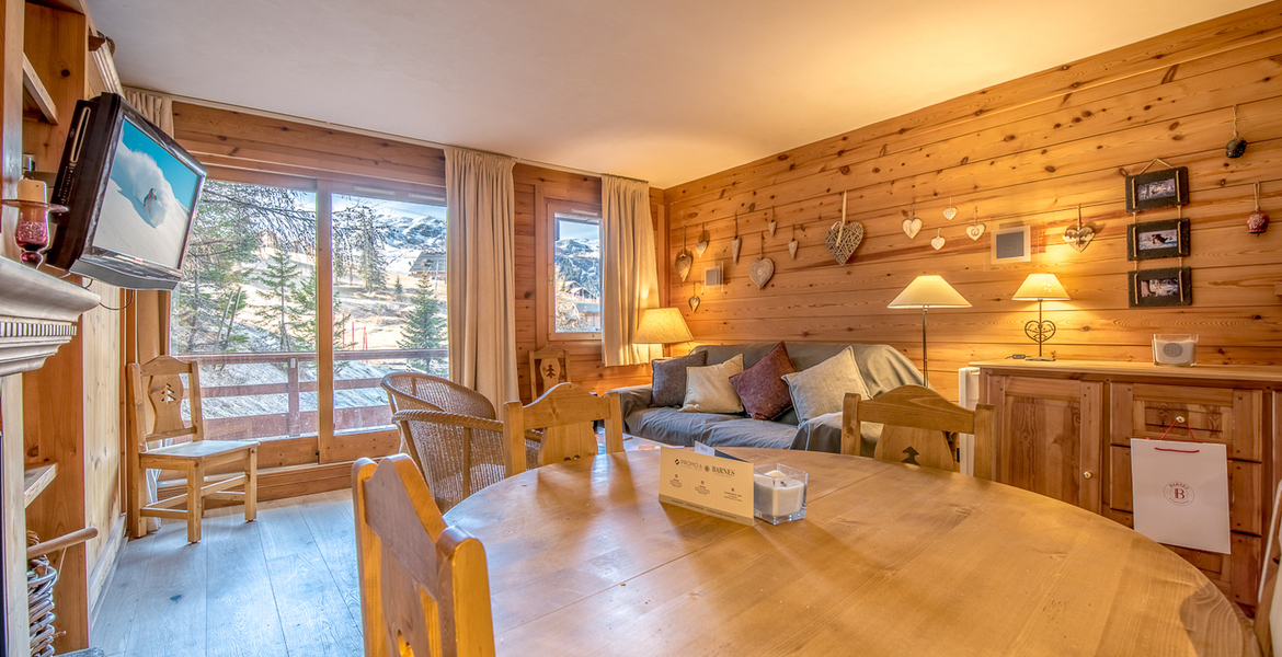 Apartment in Le Yéti residence Skis at your feet
