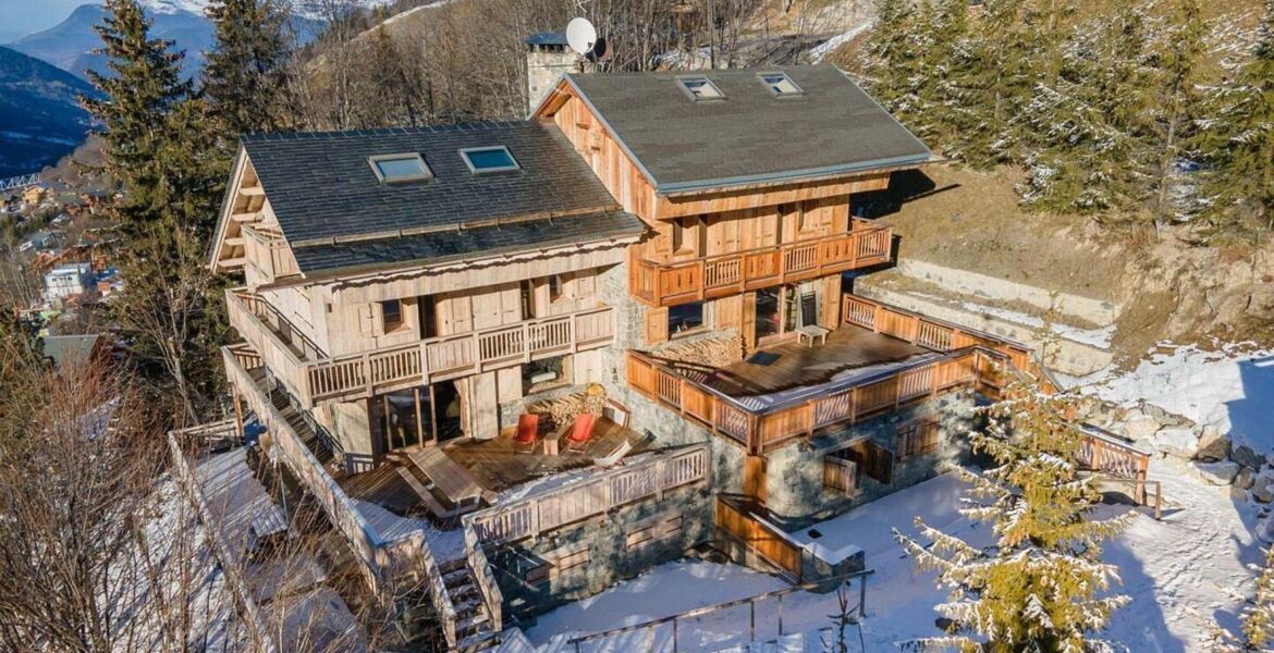 The chalet located on the route de la Renarde
