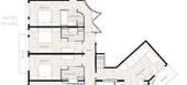 The suite of 130 sqm2 in Courchevel 1850 for rent with 2 bed