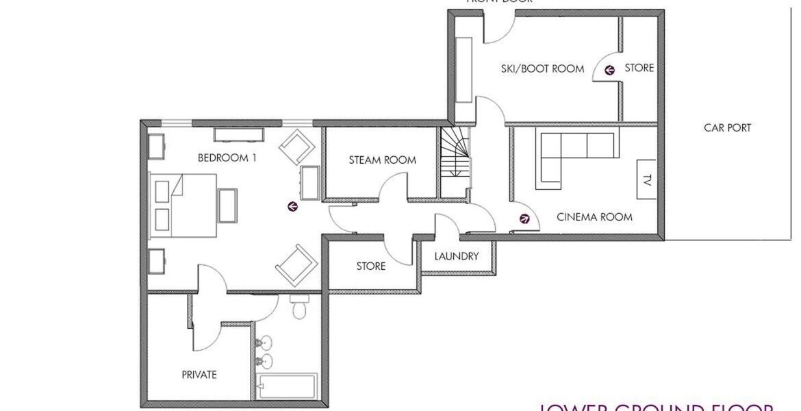 Chalet for rent in Meribel