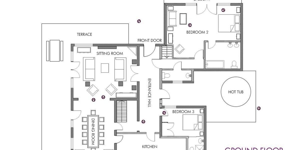Chalet for rent in Meribel