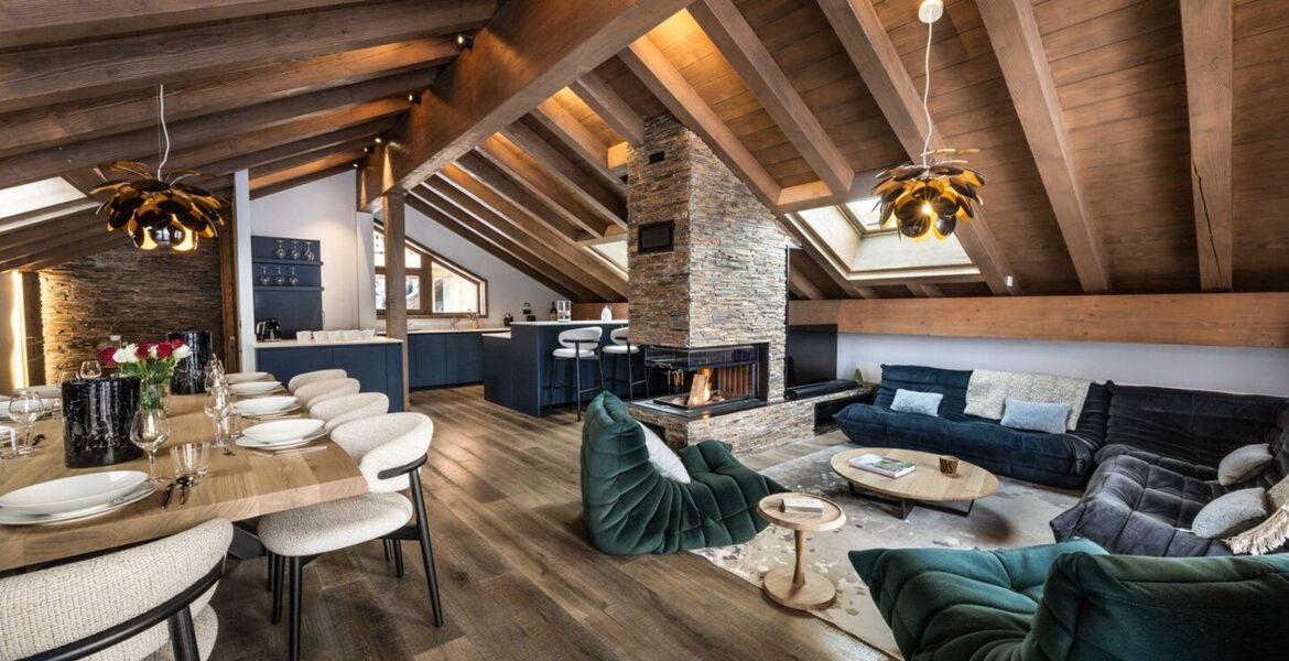 Penthouse for rent in Meribel