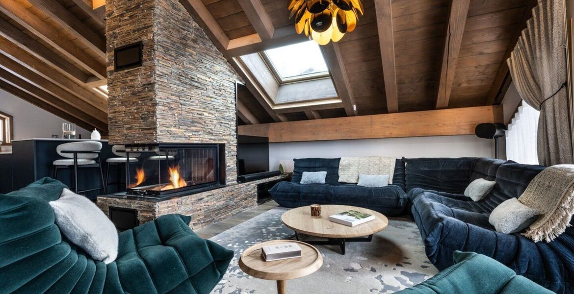 Penthouse for rent in Meribel