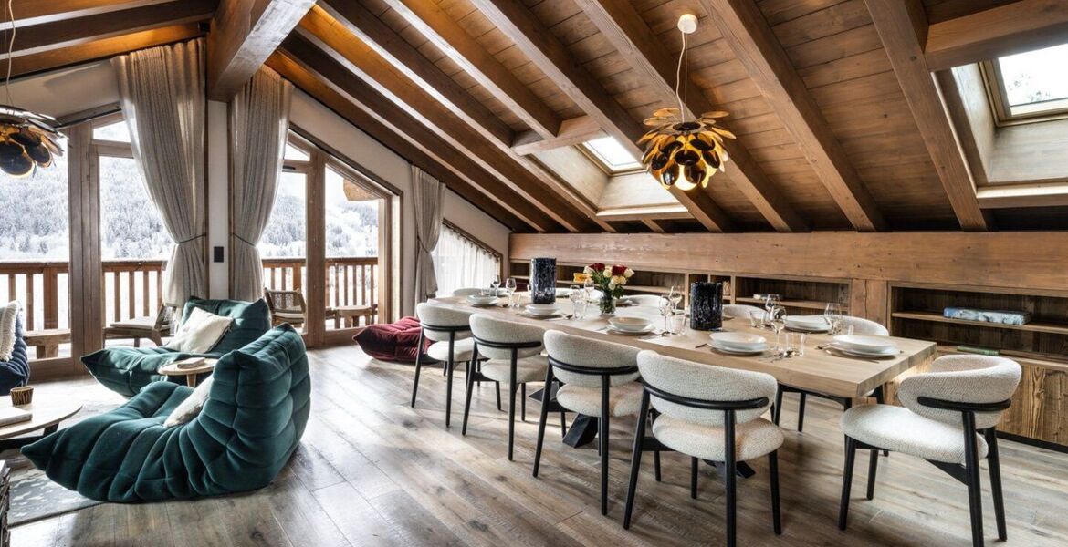 Penthouse for rent in Meribel