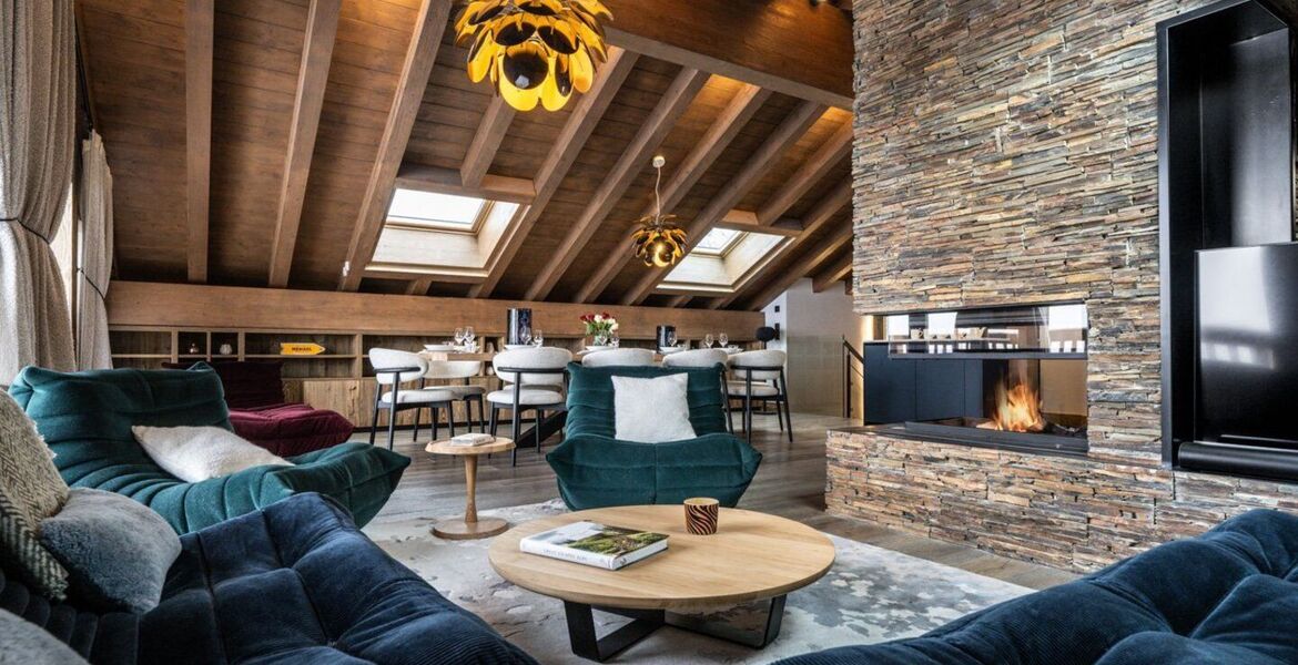 Penthouse for rent in Meribel