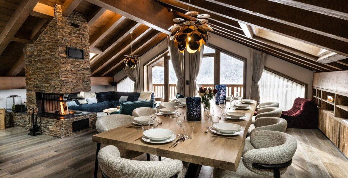 Penthouse for rent in Meribel