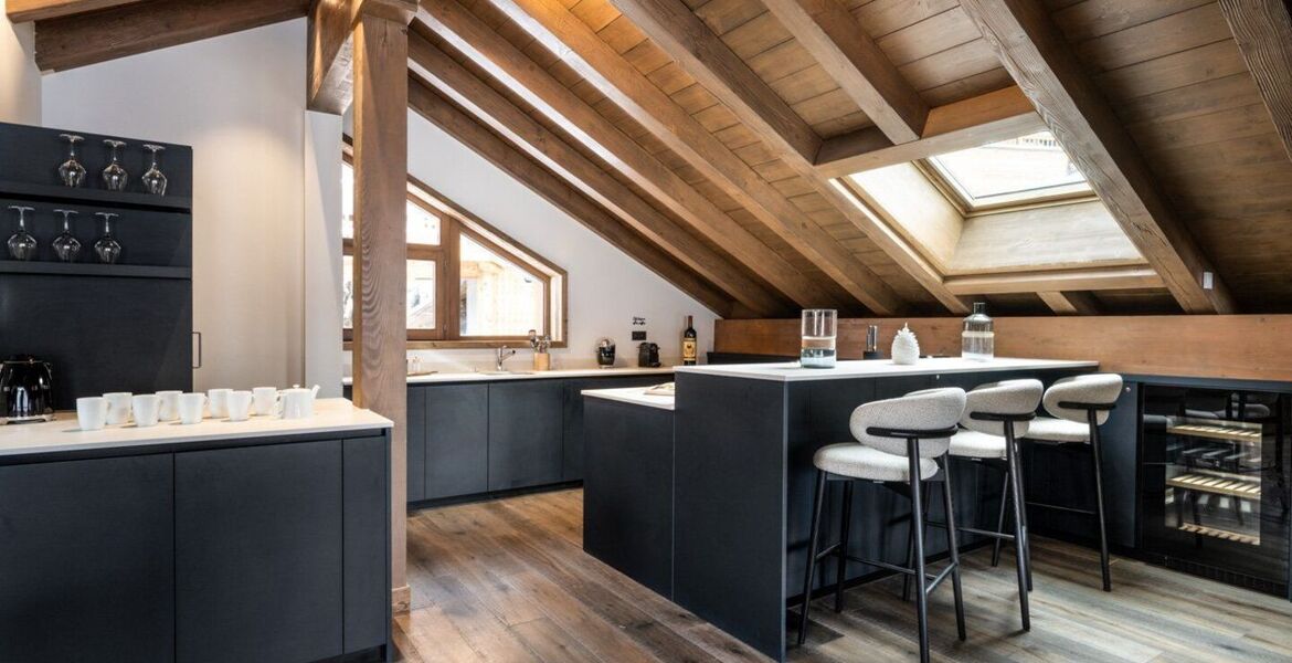 Penthouse for rent in Meribel