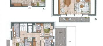Penthouse for rent in Meribel
