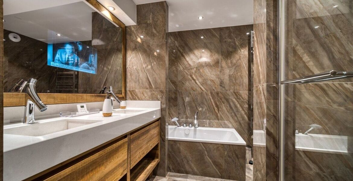 Penthouse for rent in Meribel