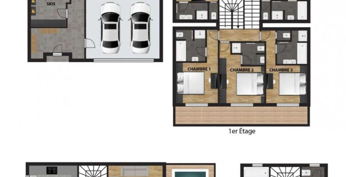 Chalet for rent in Meribel