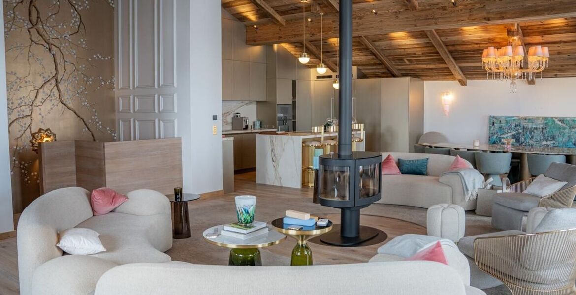 Penthouse en triplex à louer à Val d'Isère