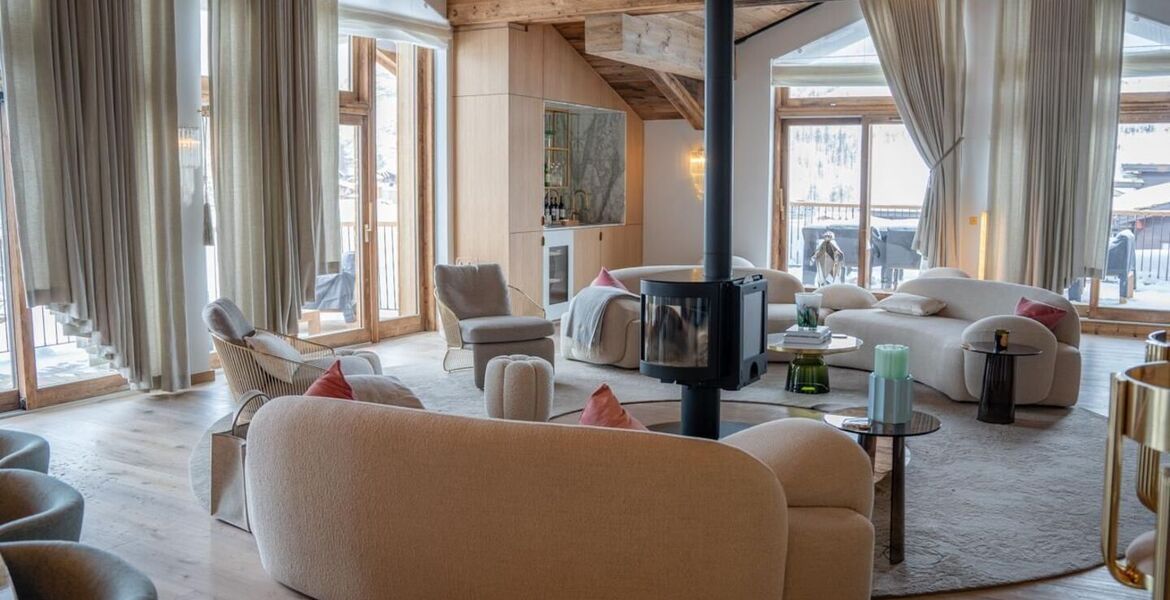 Penthouse en triplex à louer à Val d'Isère