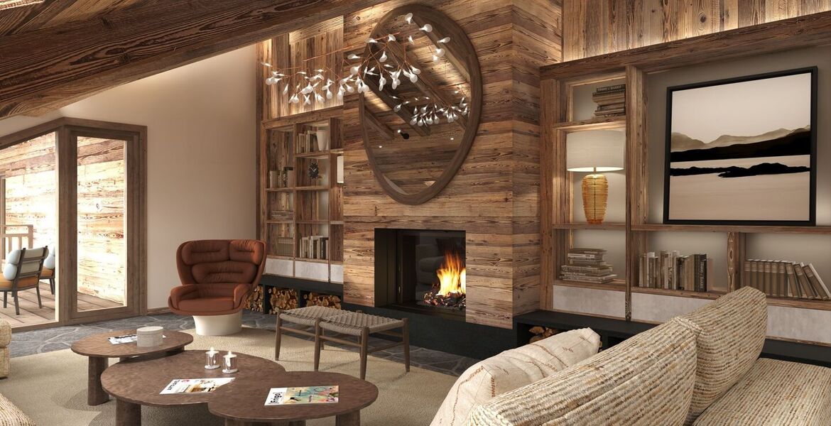 Penthouse for rent in Meribel