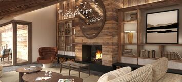 Penthouse for rent in Meribel