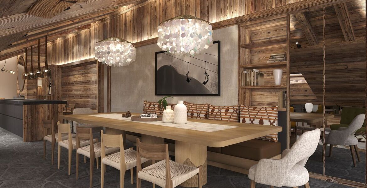 Penthouse for rent in Meribel