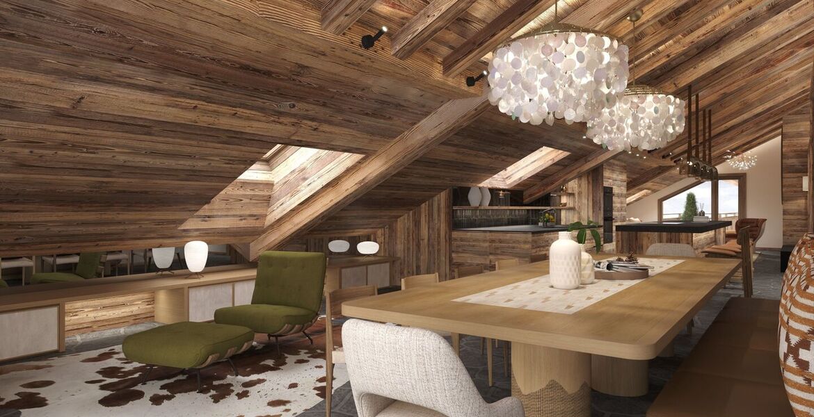 Penthouse for rent in Meribel