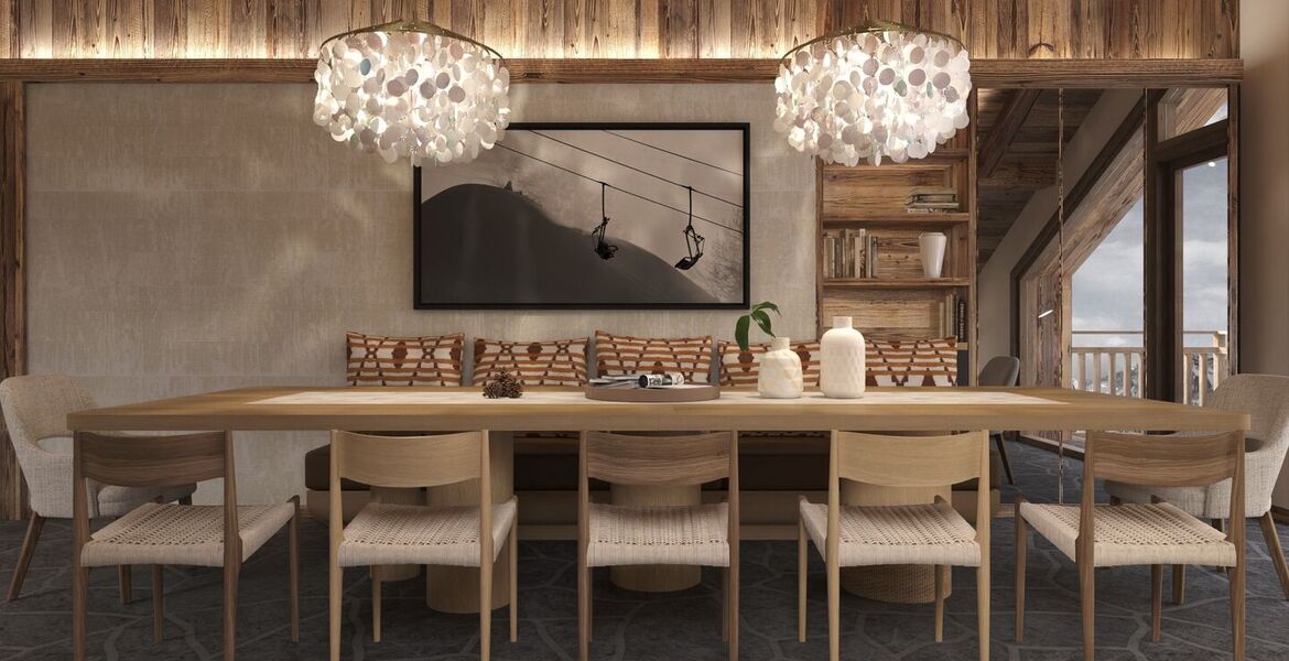Penthouse for rent in Meribel