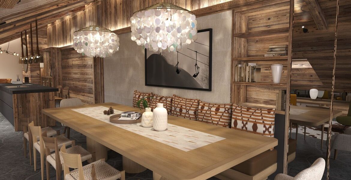 Penthouse for rent in Meribel