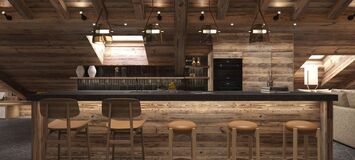 Penthouse for rent in Meribel