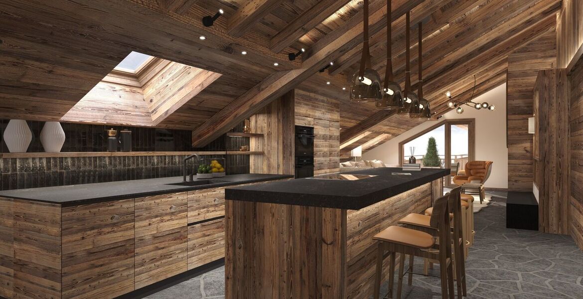 Penthouse for rent in Meribel