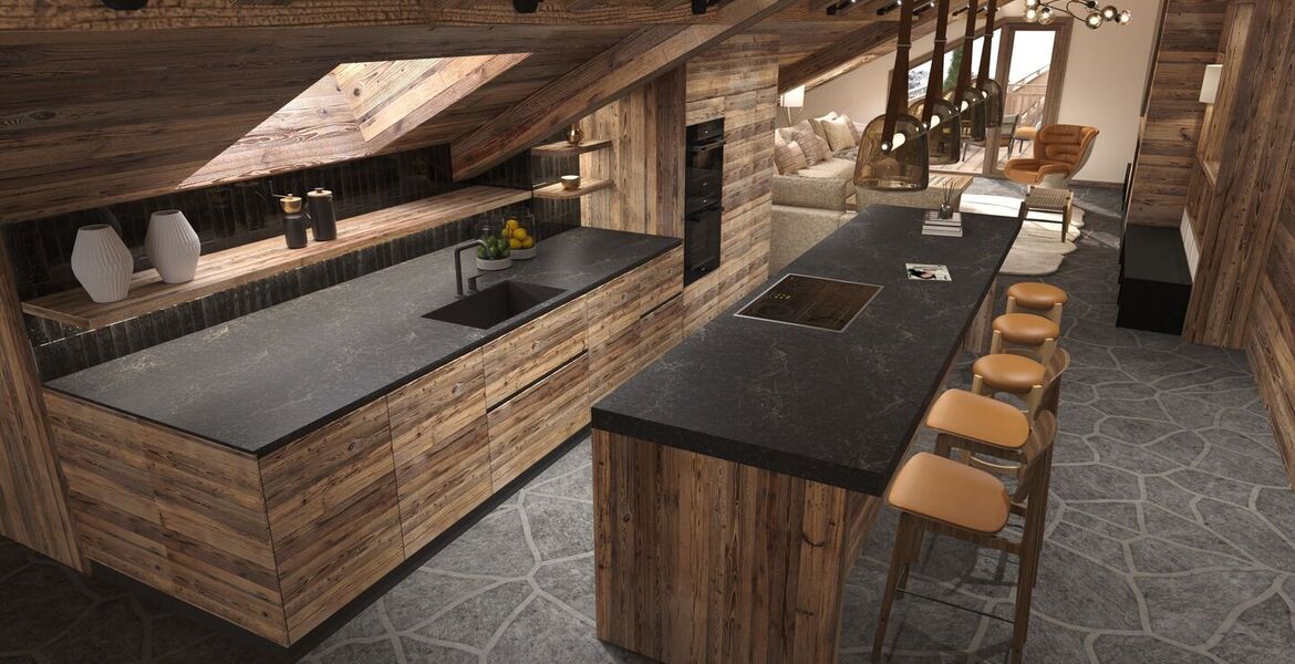 Penthouse for rent in Meribel