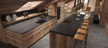 Penthouse for rent in Meribel