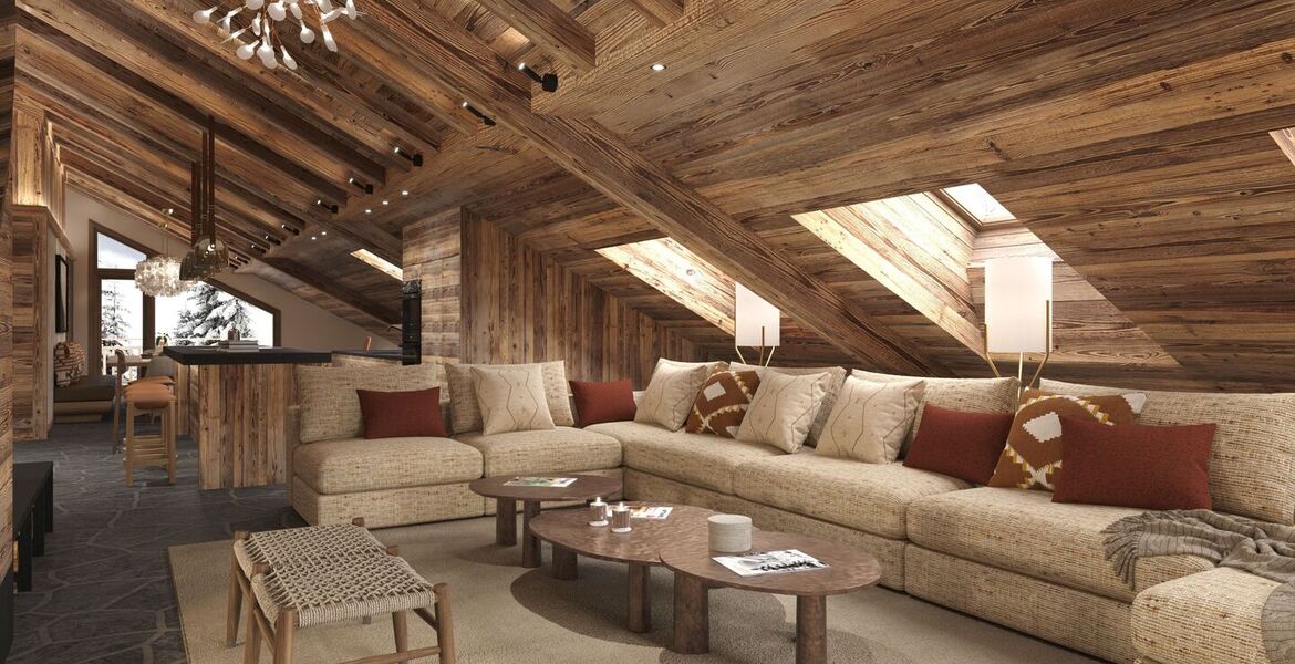 Penthouse for rent in Meribel
