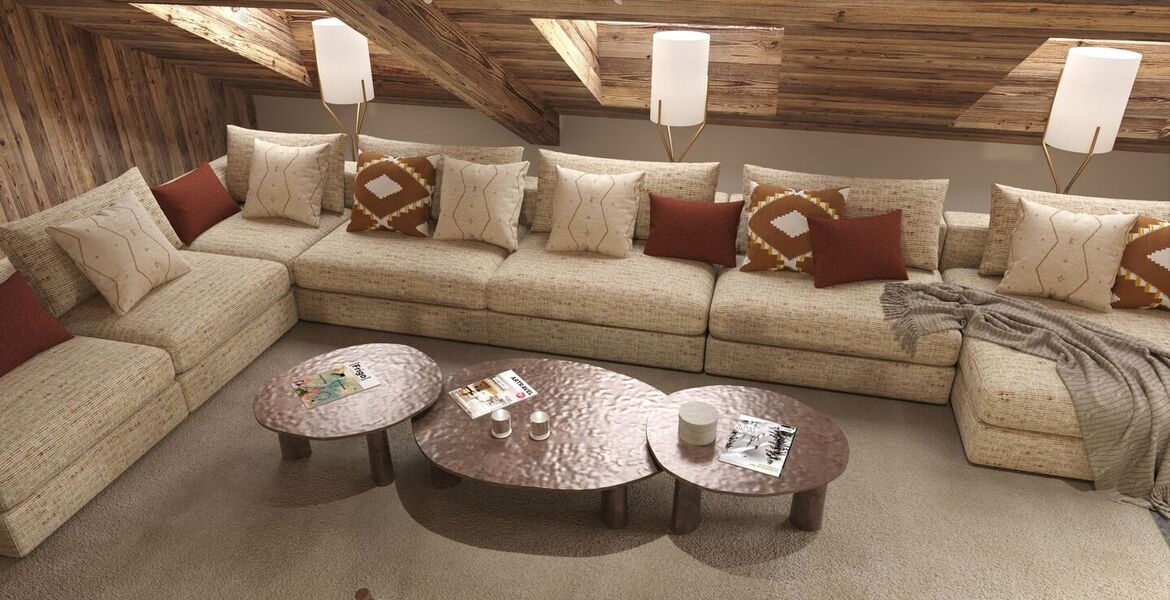 Penthouse for rent in Meribel