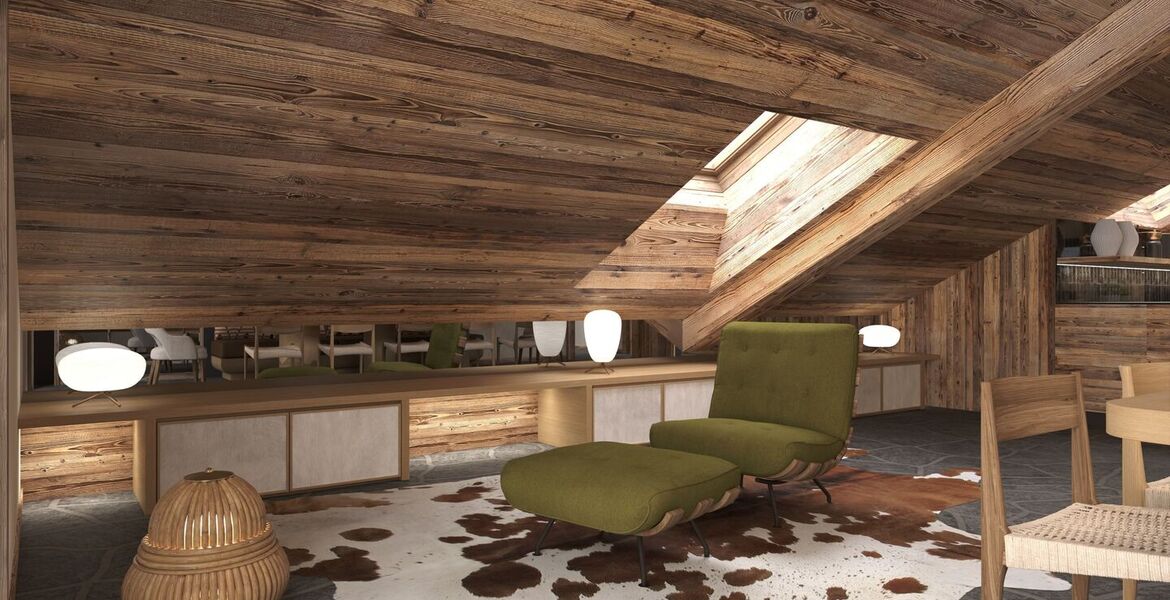 Penthouse for rent in Meribel