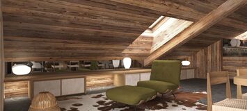 Penthouse for rent in Meribel