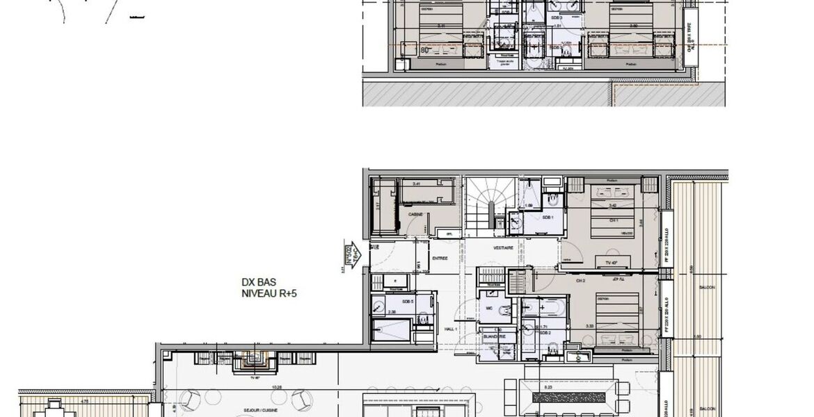 Penthouse for rent in Meribel