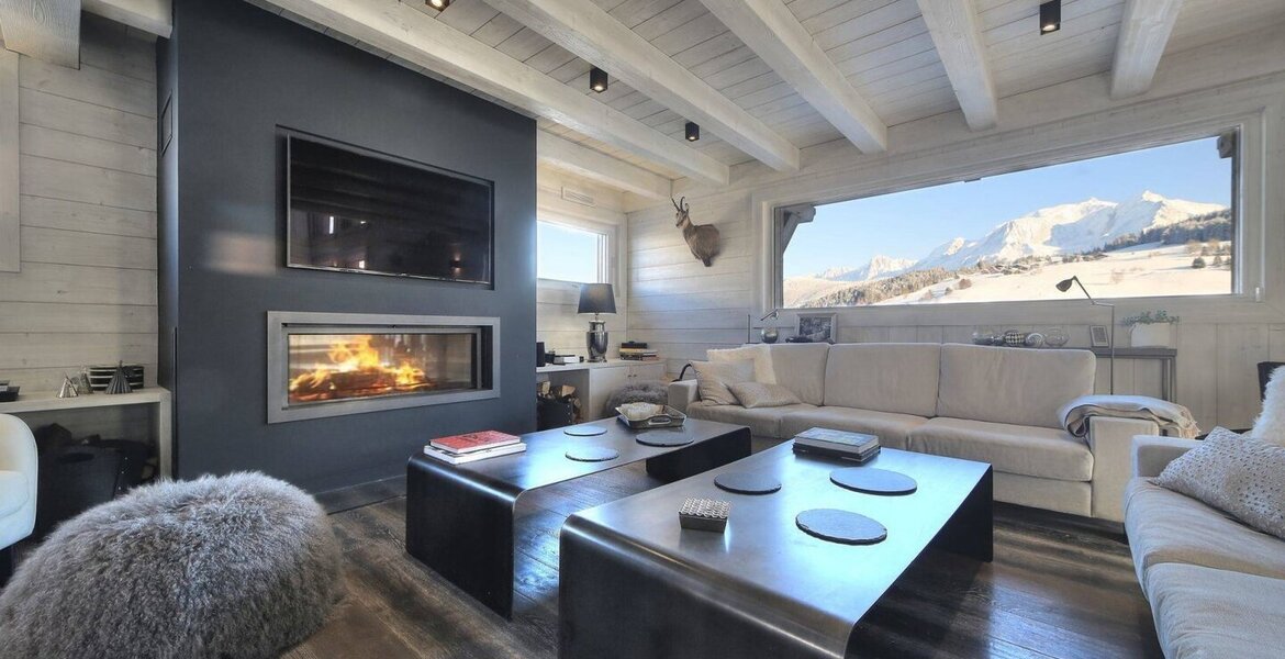 Luxury Chalet in Megève with Stunning Mont Blanc Views