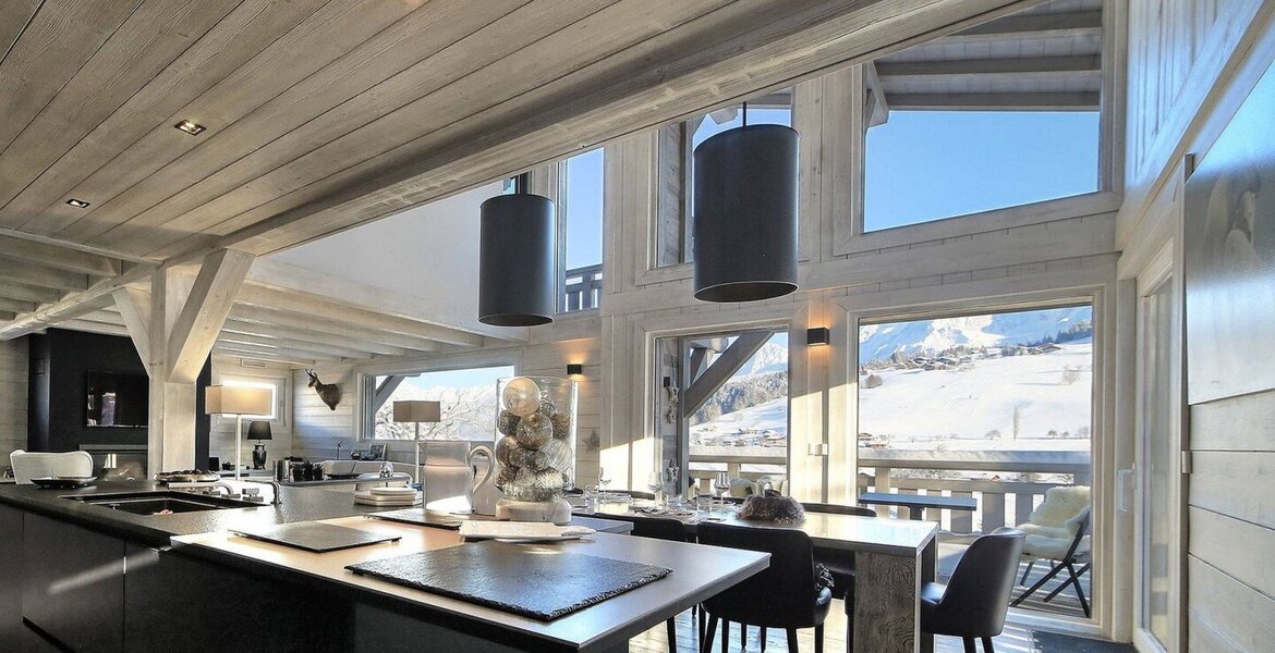 Luxury Chalet in Megève with Stunning Mont Blanc Views
