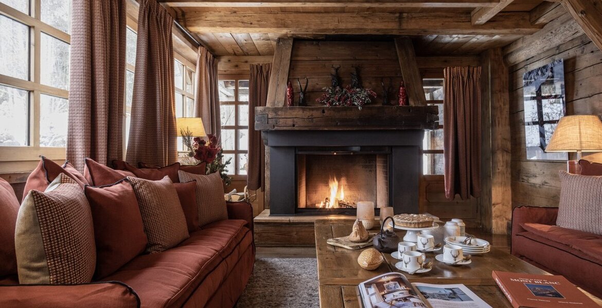 Luxury Chalet in Megève with Nordic Bath and Sauna