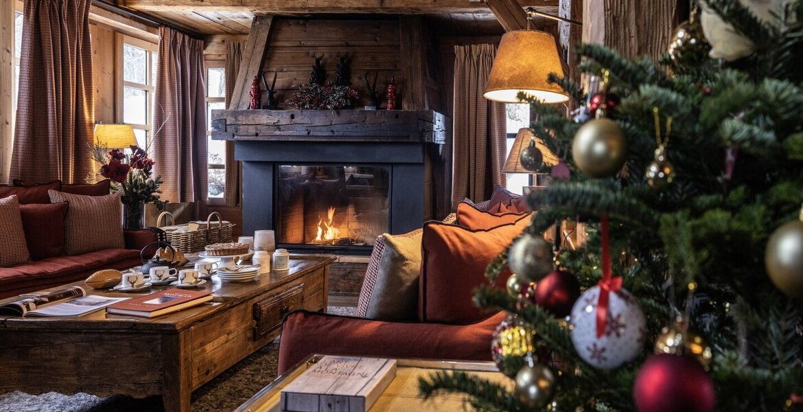 Luxury Chalet in Megève with Nordic Bath and Sauna