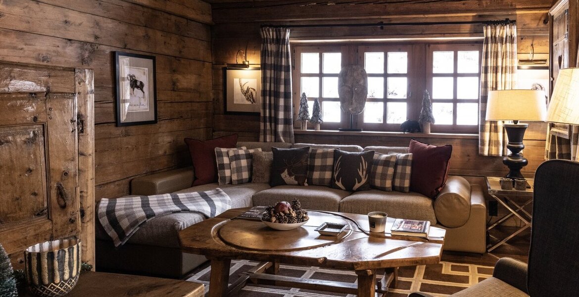 Luxury Chalet in Megève with Nordic Bath and Sauna
