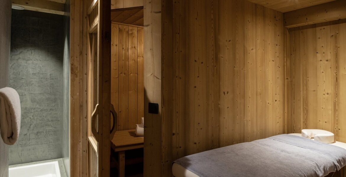 Luxury Chalet in Megève with Nordic Bath and Sauna
