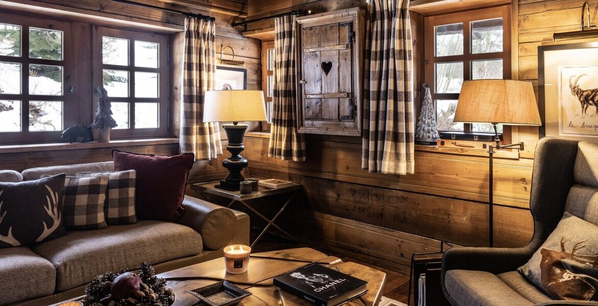 Luxury Chalet in Megève with Nordic Bath and Sauna