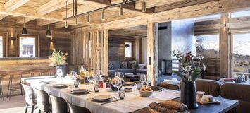 Luxury Ski Chalet in Megève with Pool and Spa
